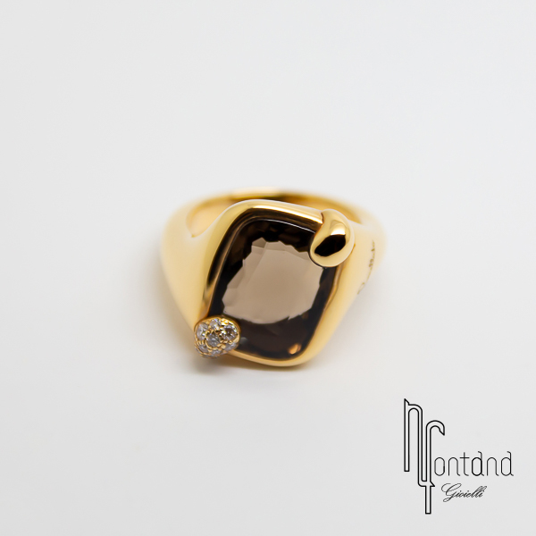 Pomellato Anello collezione RITRATTO in oro rosa 18kt con